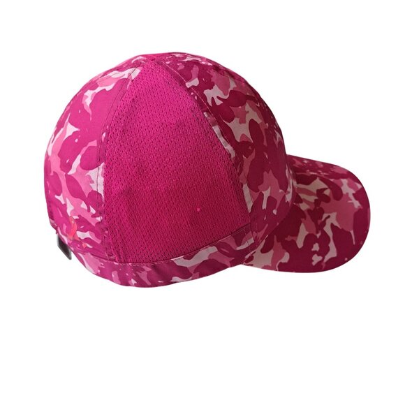 Under Armour Womens Pink Camo Adjust Baseball Cap Hat Poly Casual Golf - Picture 6 of 8